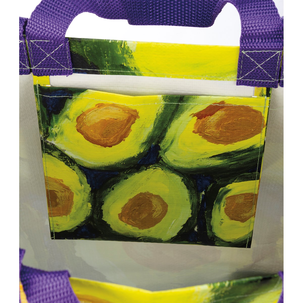 Avocado Market Tote Bag | 15.50" x 15.25" x 6"