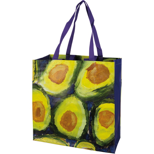 Avocado Market Tote Bag | 15.50" x 15.25" x 6"