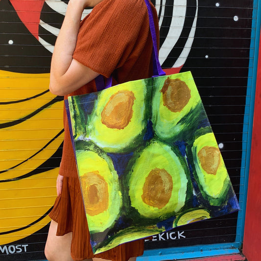 Avocado Market Tote Bag | 15.50" x 15.25" x 6"