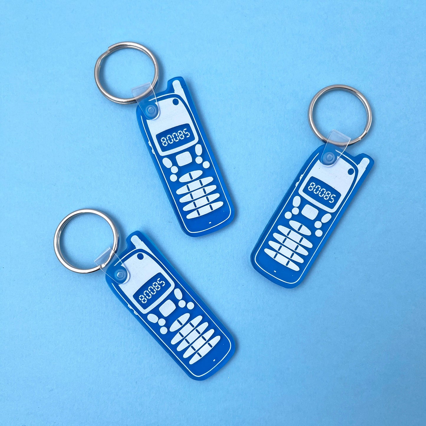 BOOBS "80085" Cell Phone Soft Plastic Mini Keychain