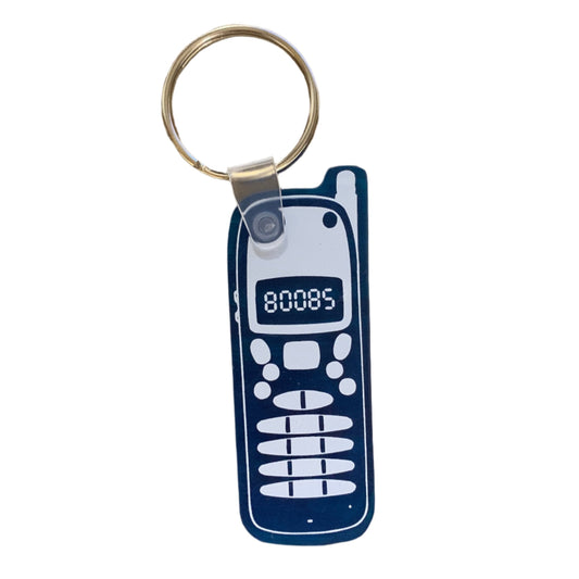 BOOBS "80085" Cell Phone Soft Plastic Mini Keychain