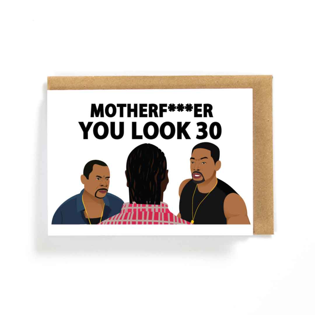 Bad Boys You Look 30 Happy Birthday Card | Funny Greeting Card