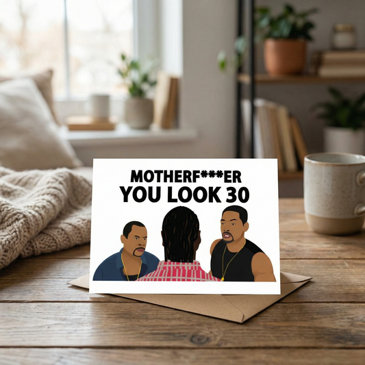 Bad Boys You Look 30 Happy Birthday Card | Funny Greeting Card