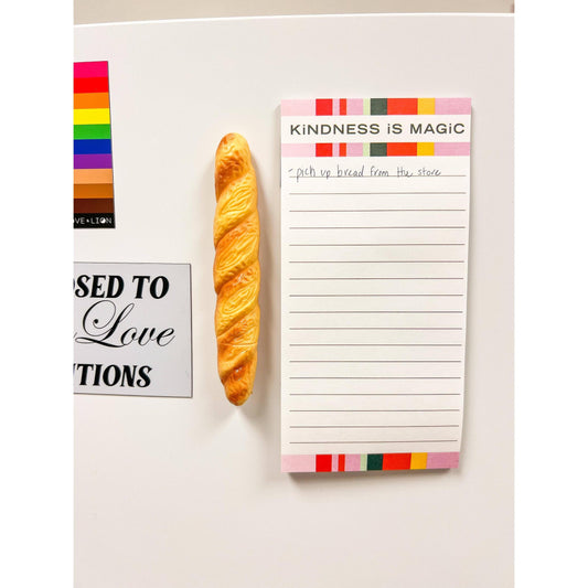 Baguette Bread Pen | Magnet to Stick to Fridge! | Ballpoint Novelty Pen with Cap