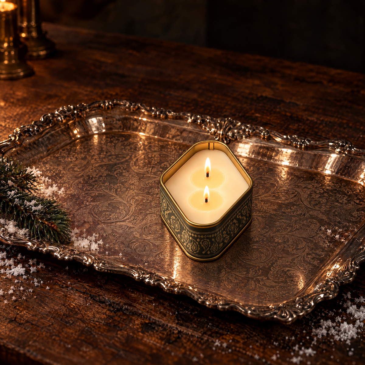 Balsam & Fir Station Tin Candle | 3.5 oz | Woody & Sweet | Paddywax