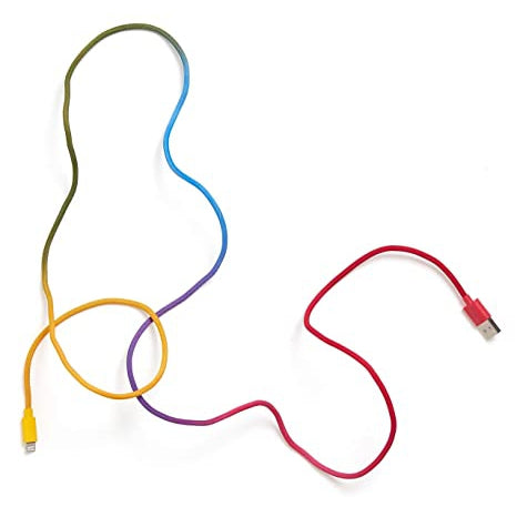 Ban.do Back Me Up! Charging Cord Rainbow | 5ft. Long