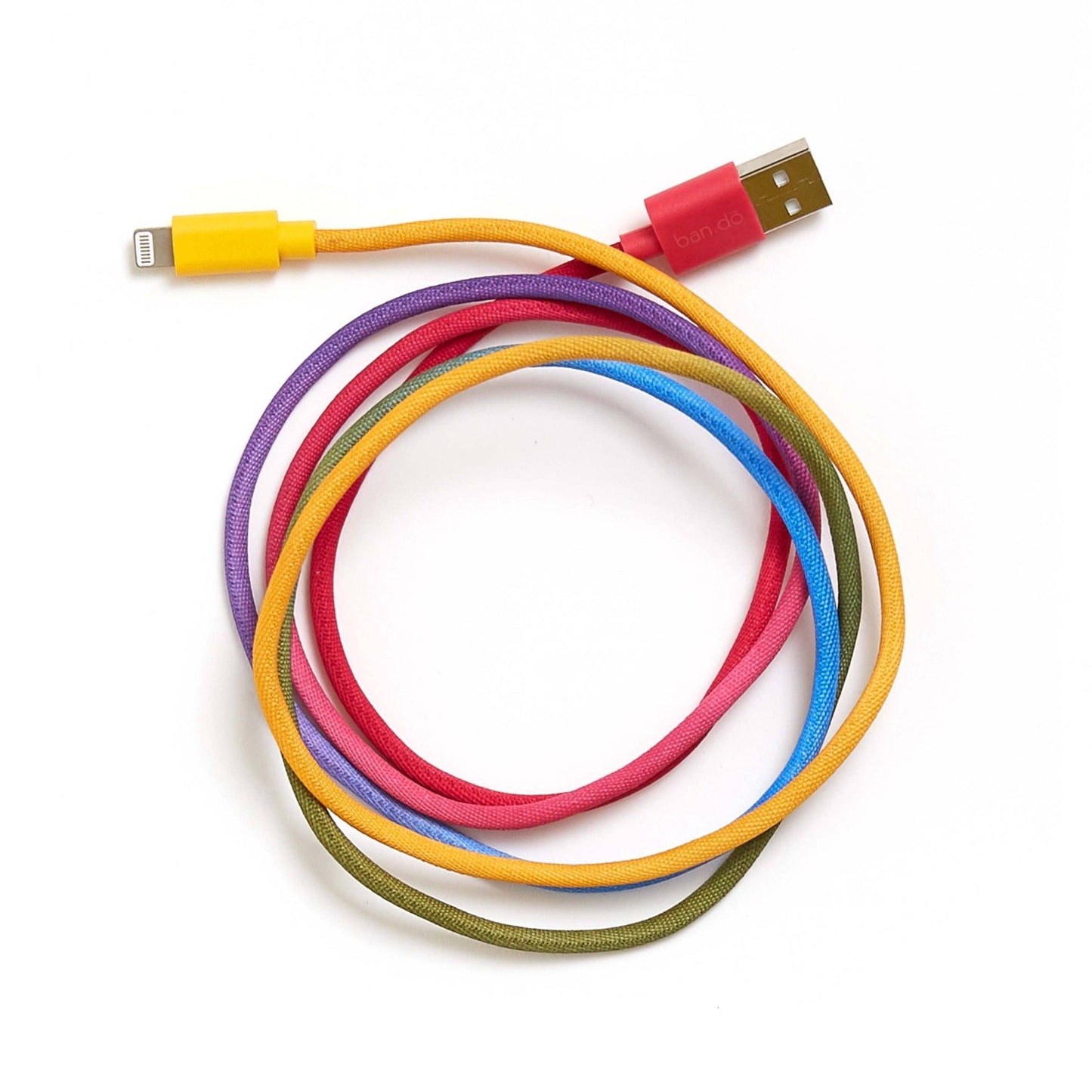 Ban.do Back Me Up! Charging Cord Rainbow | 5ft. Long