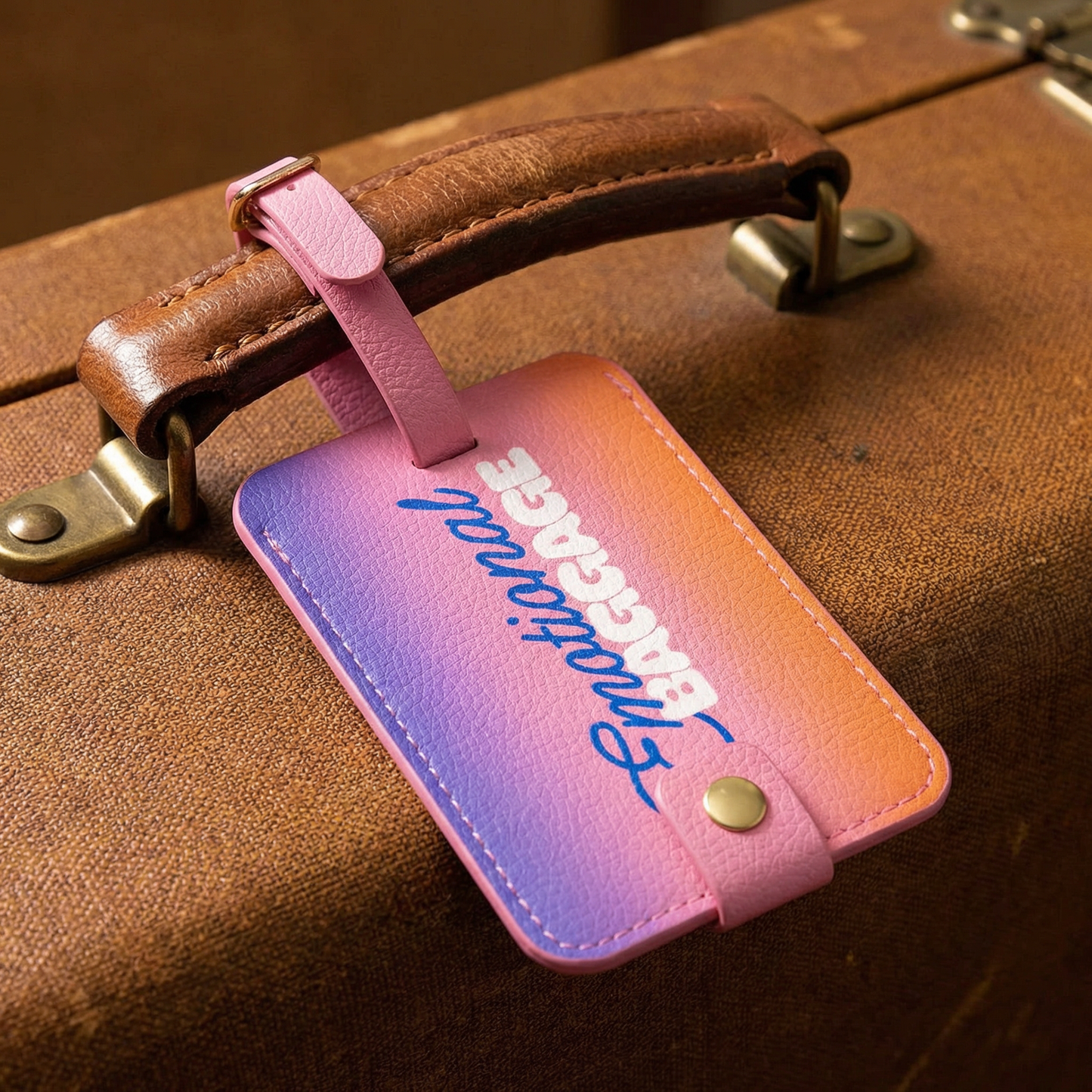 Ban.do Emotional Baggage Getaway Luggage Tag | Travel Leather Luggage Identifier