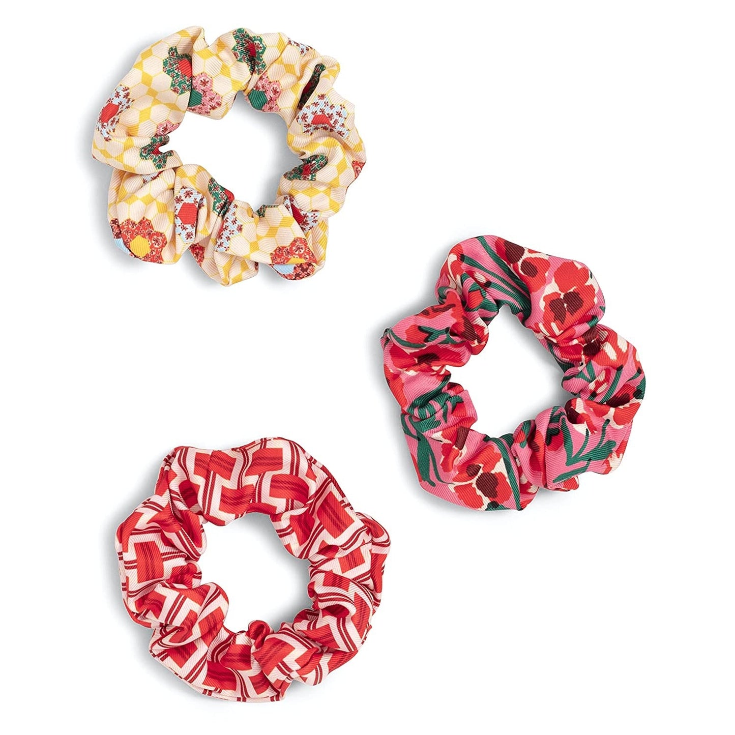 Ban.do Get it Together Scrunchie Set , Assorted | 3 Cute Hair Tie Scrunchies