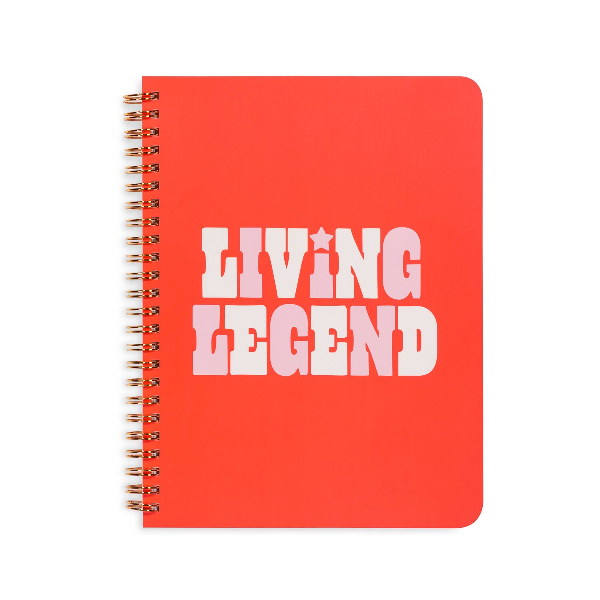 Ban.do Living Legend Rough Draft Mini Notebook | Colored Double-wire Spiral Small Journal