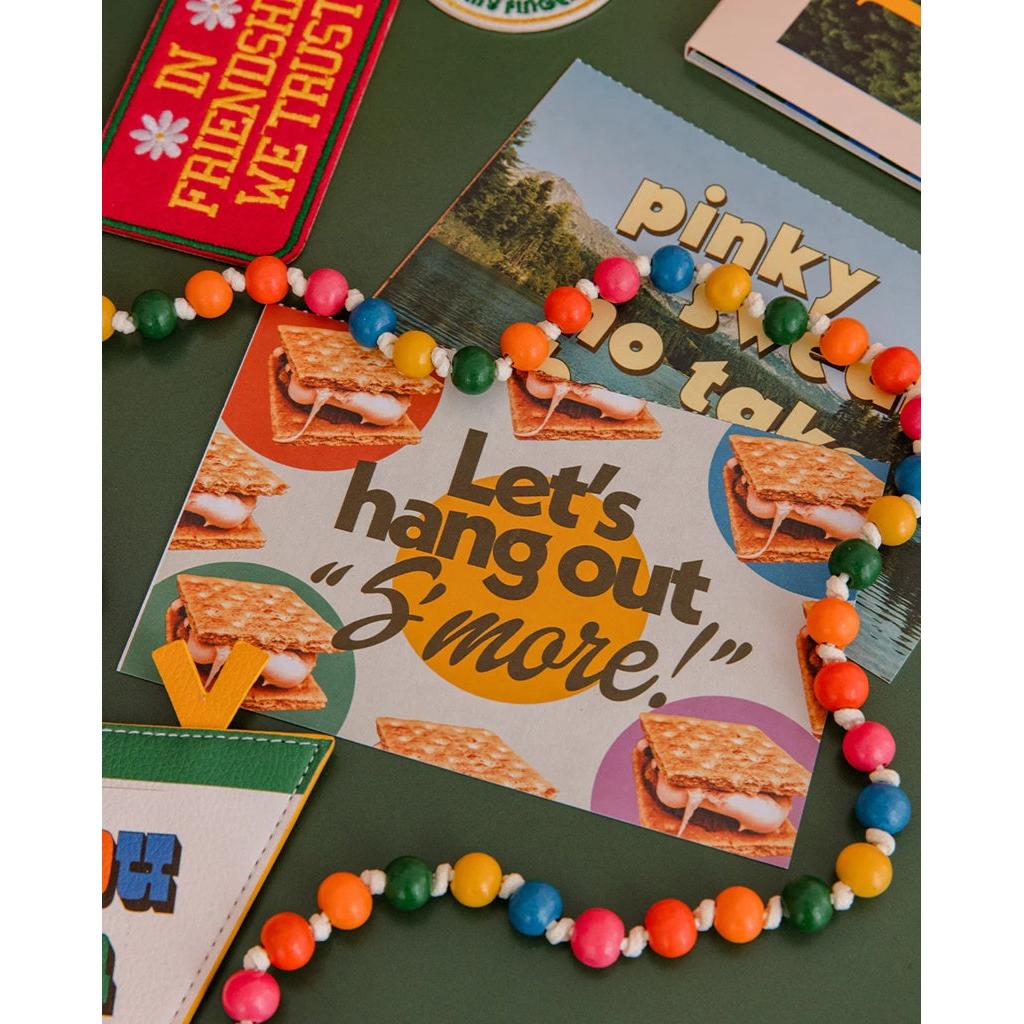 Ban.do Rainbow Wooden Beads Crossbody Phone Lanyard | Pride Smart Phone Accessories | 50"