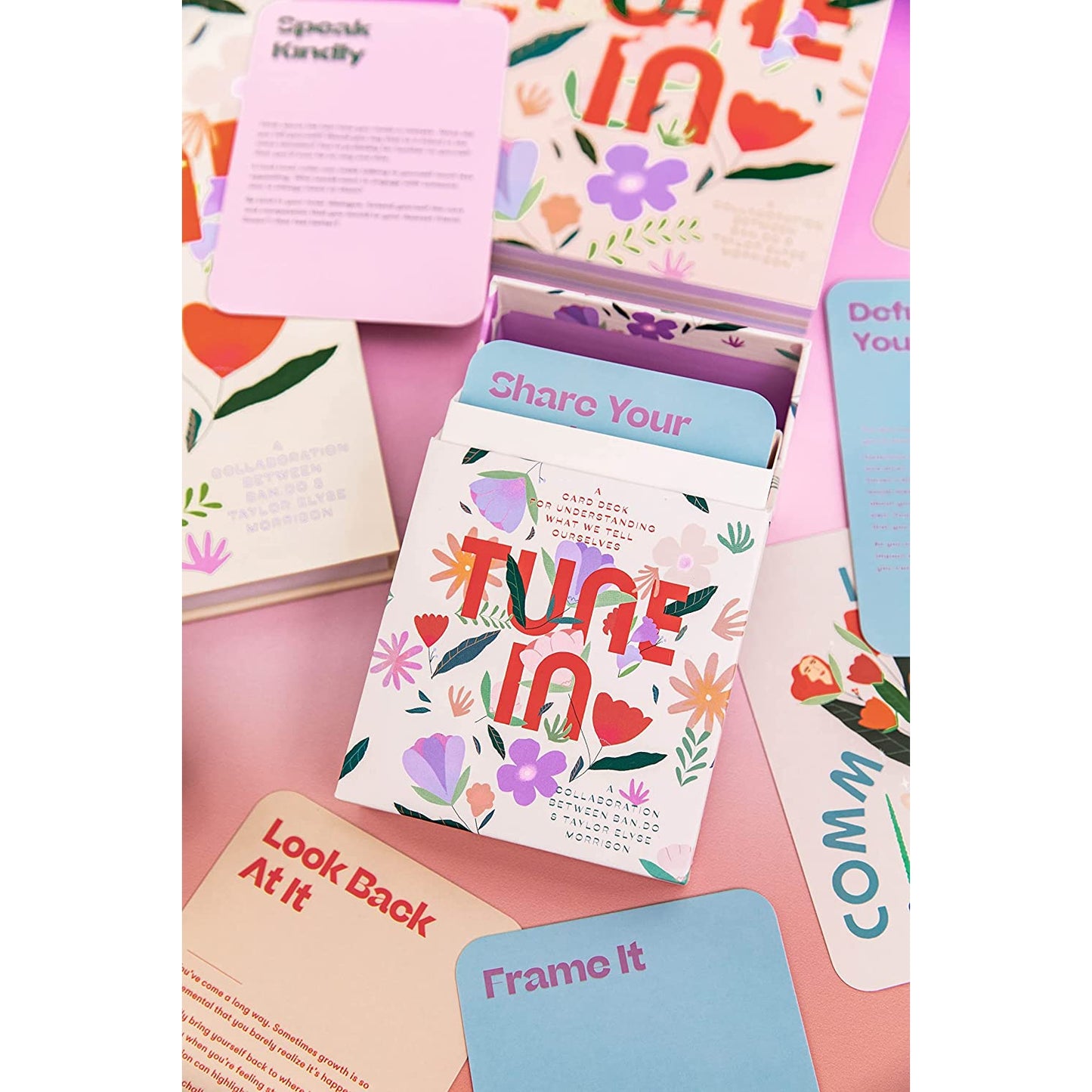 Ban.do Tune In Wellness Card Deck | 50 Guided Mindfulness Cards for Mental and Emotional Health