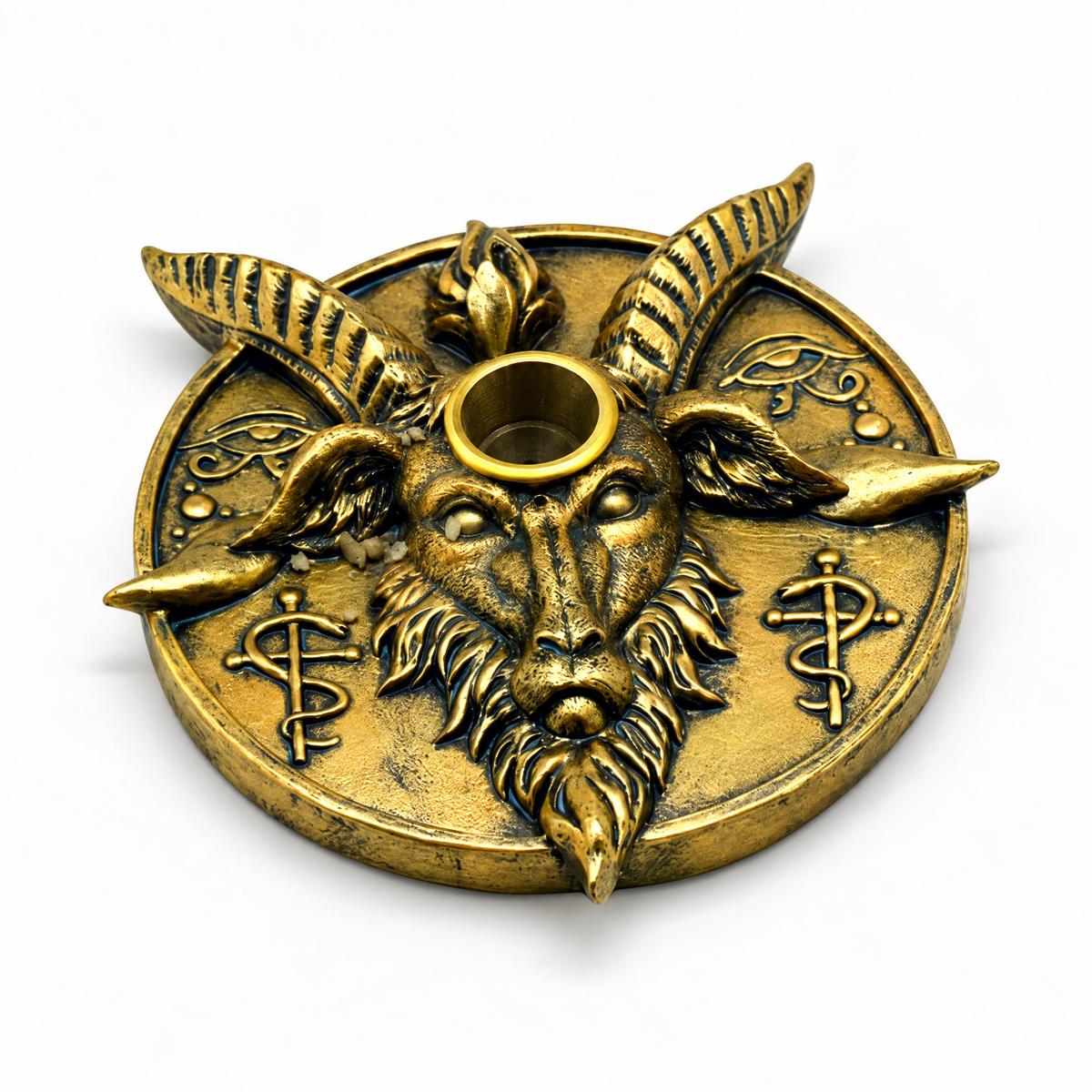 Baphomet Cone Incense Burner | Candleholder | 4"-Fantasy Gifts-The Bullish Store