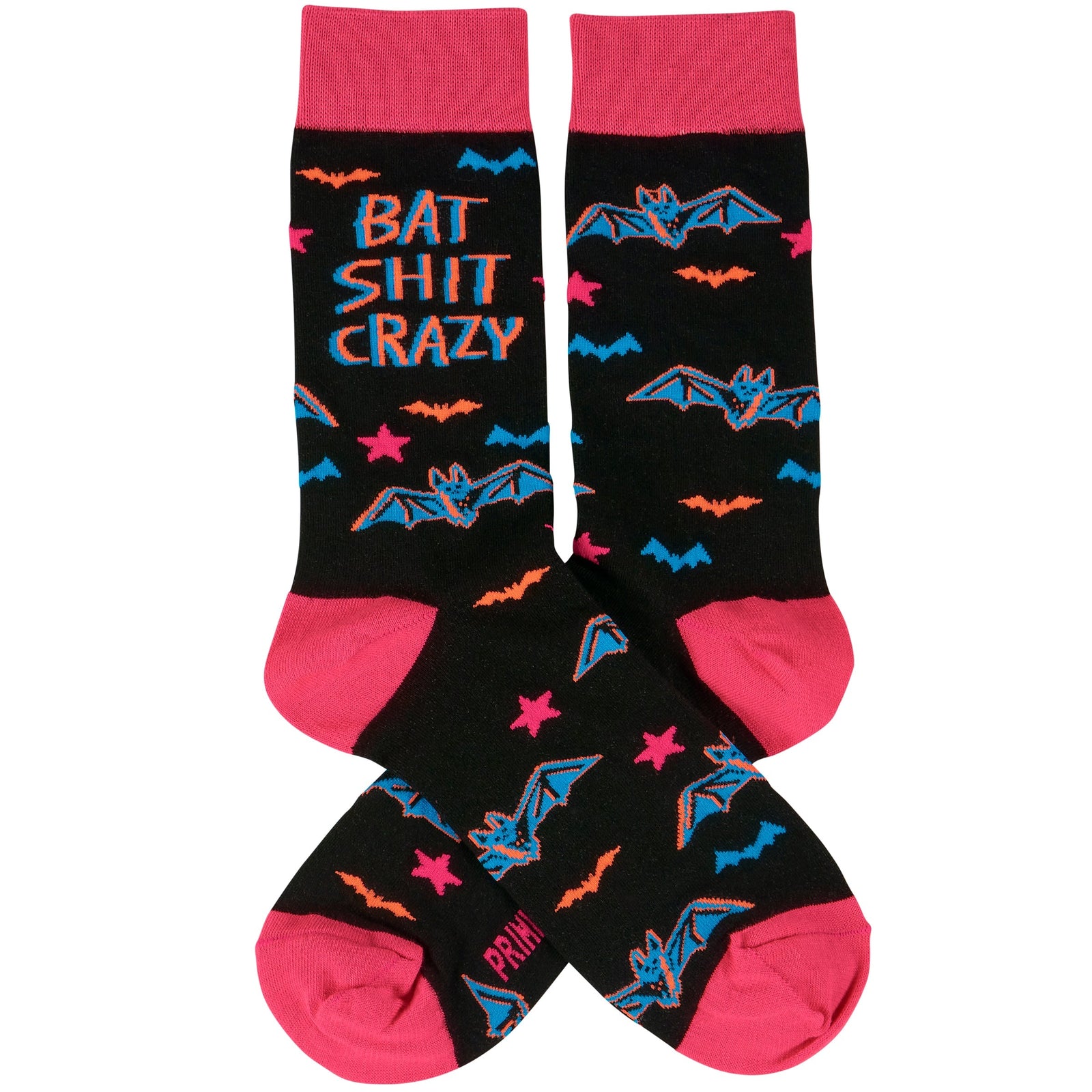 Bat Crazy Socks | Women's Colorful Halloween-Themed Self-Expression Socks