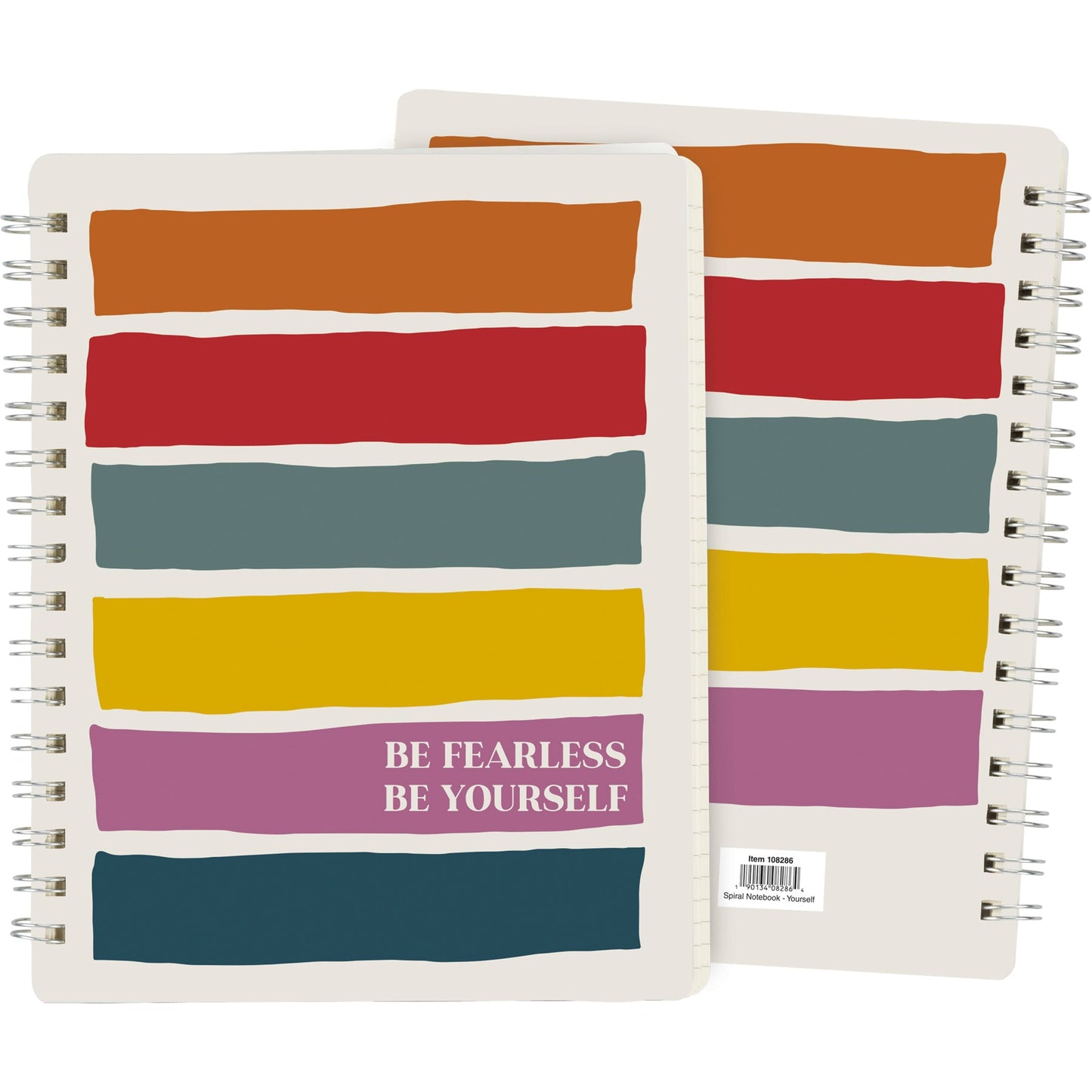 Be Fearless Be Yourself Spiral Notebook | Celebrate Pride LGBTQ