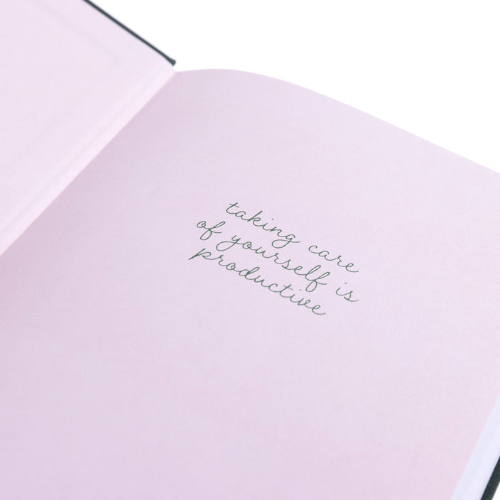 Be Gentle With Yourself Positive Self-Care Hard Bound Journal