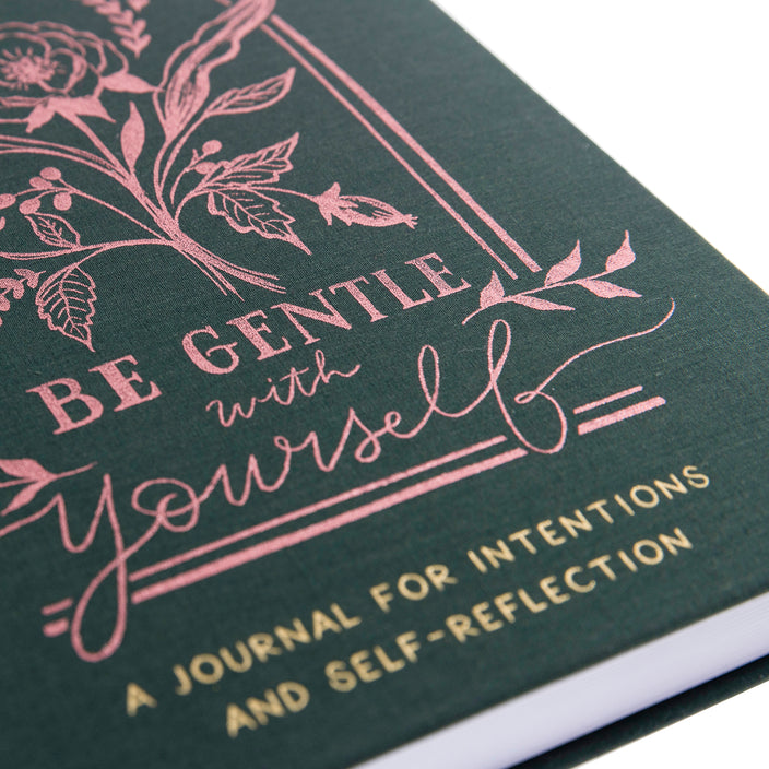 Be Gentle With Yourself Positive Self-Care Hard Bound Journal