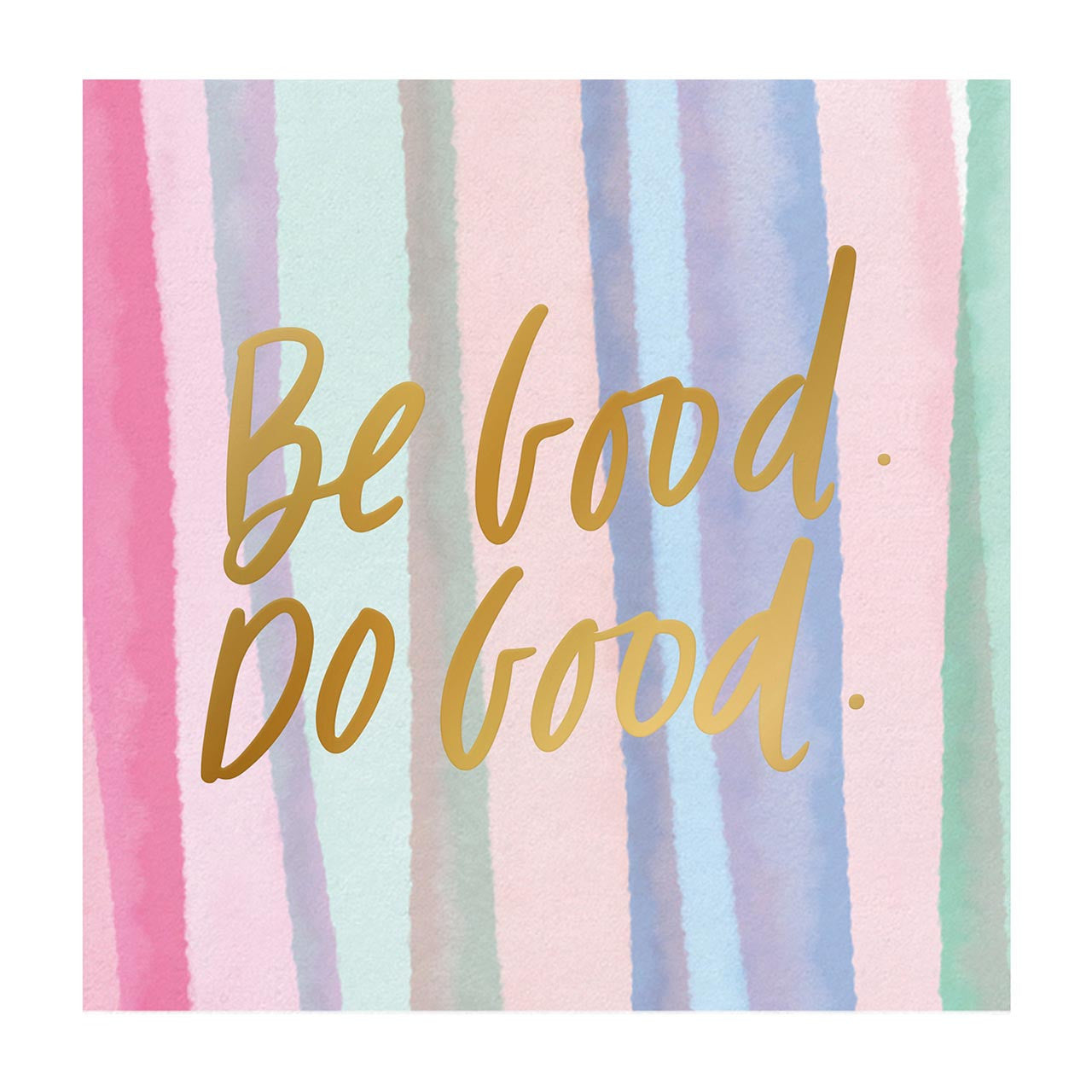 Be Good Do Good Beverage Napkins | Party Cocktail Paper Napkin | 5"