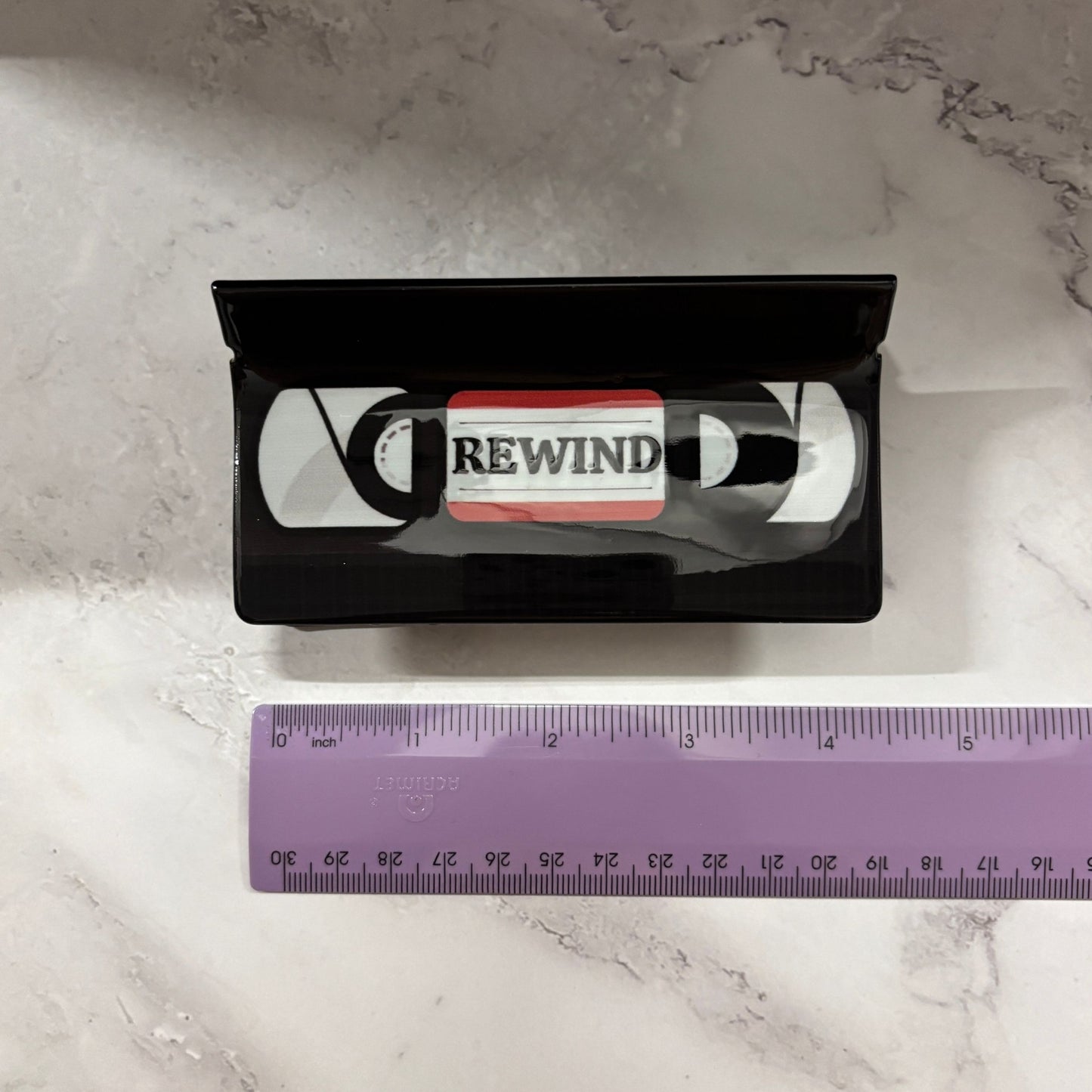 Velvet Claws Be Kind Please Rewind VHS Hair Claw