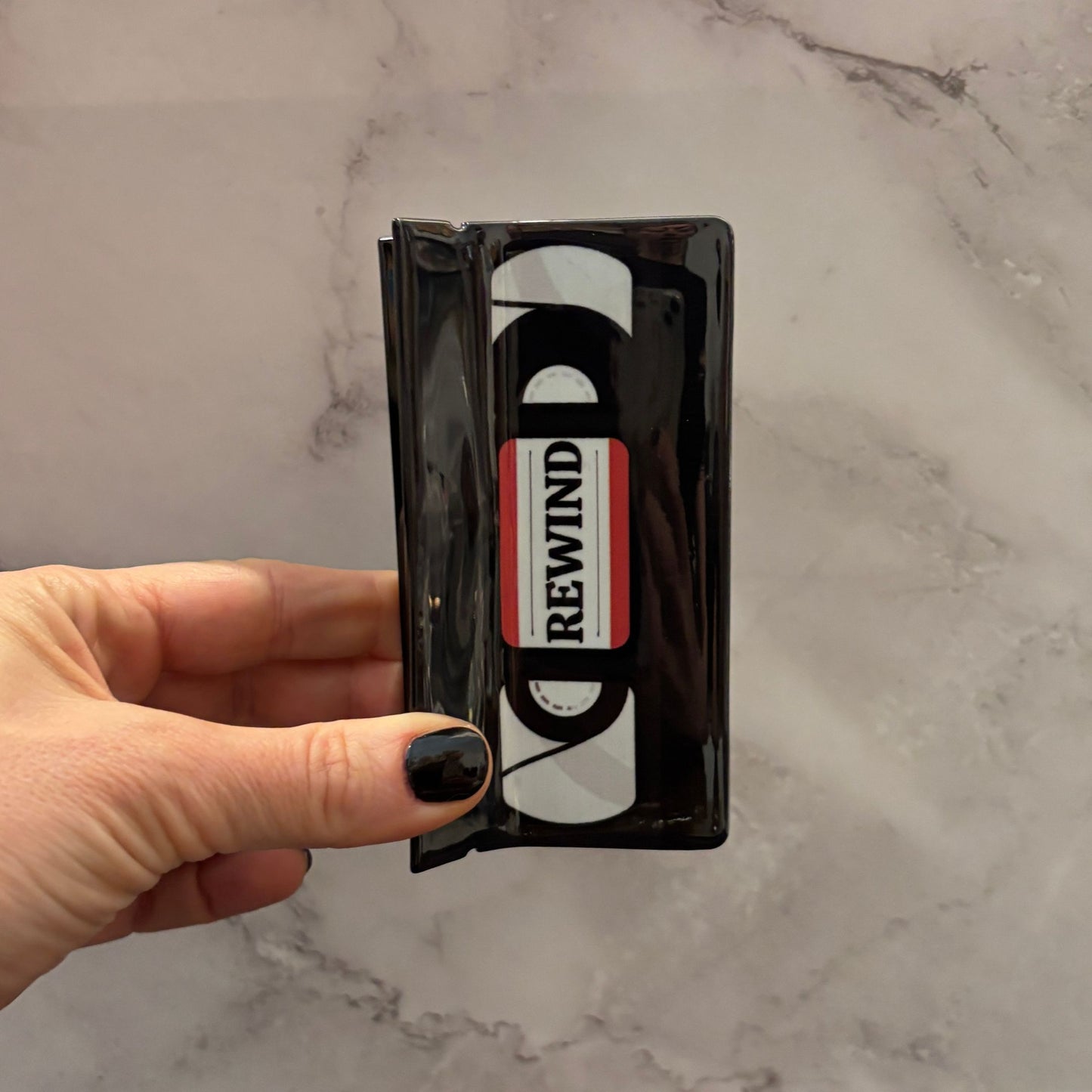 Velvet Claws Be Kind Please Rewind VHS Hair Claw
