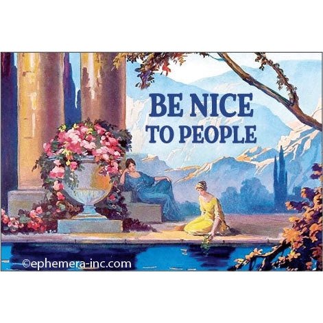 Be Nice To People Fridge Magnet | 2" x 3"