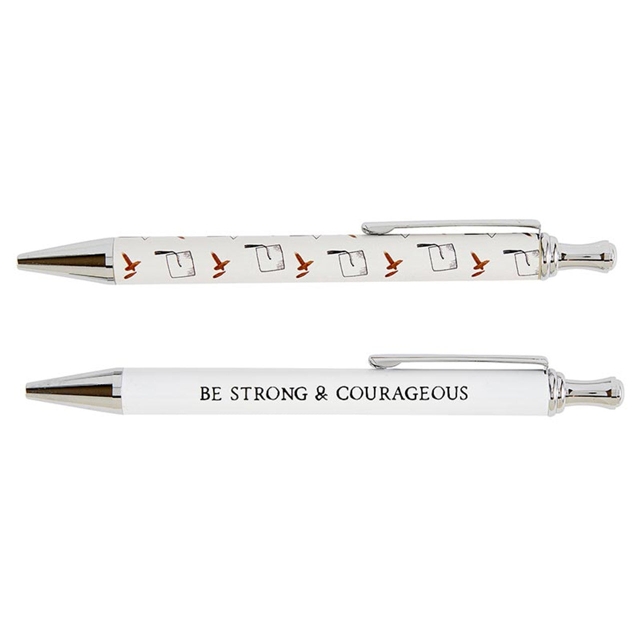 Be Strong And Courageous Pen Set | Giftable Pens in Box | Refillable