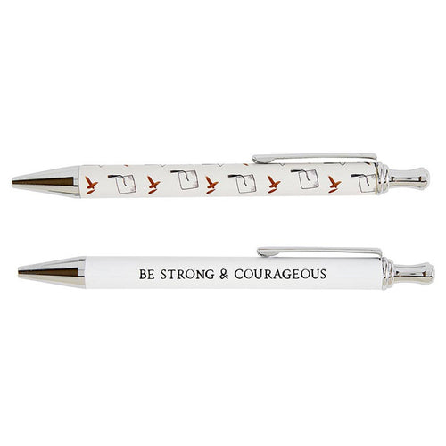 Be Strong And Courageous Pen Set | Giftable Pens in Box | Refillable