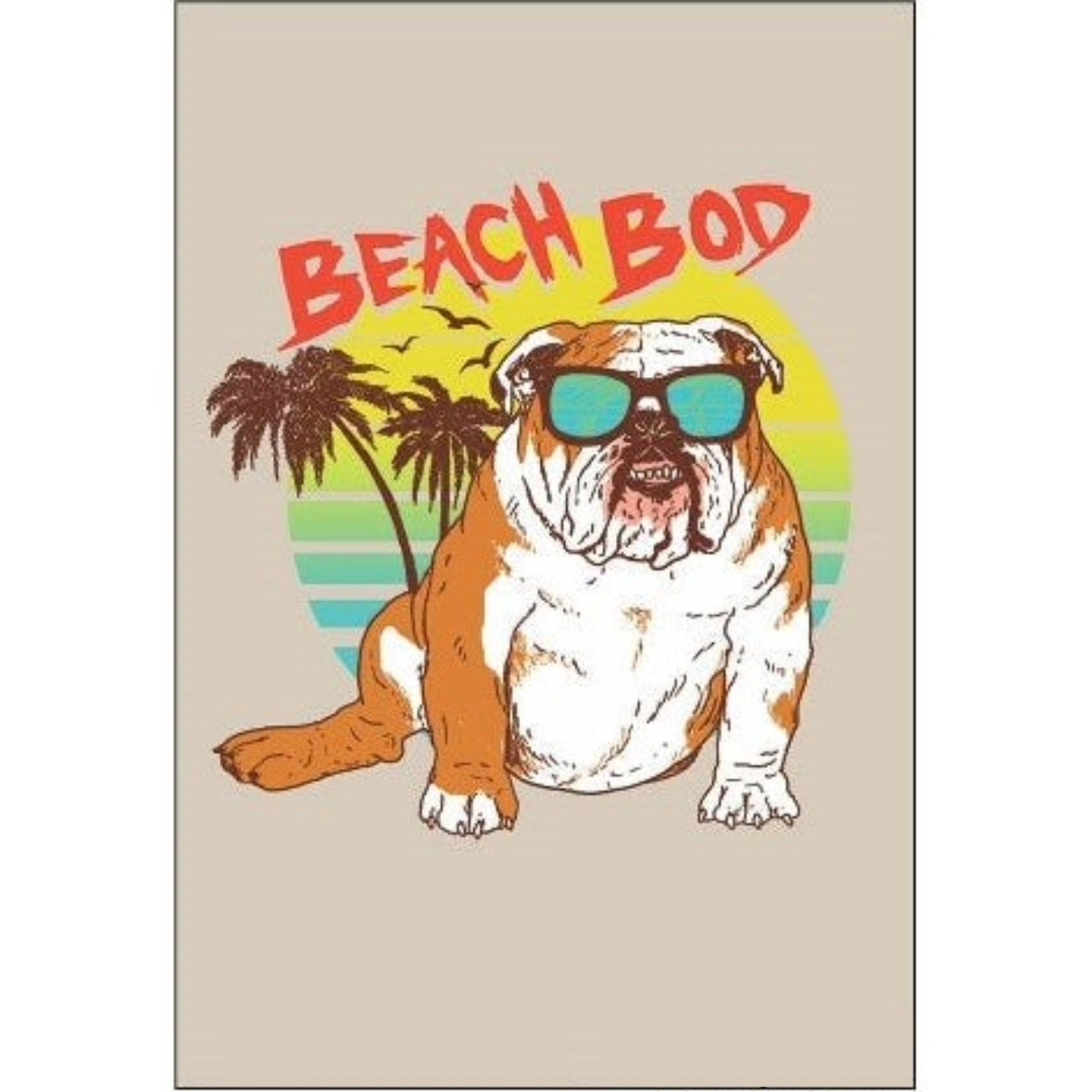 Beach Bod Fridge Magnet | 2" x 3"-Ephemera-The Bullish Store