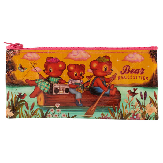 Bear Necessities Pencil Case | 4.25" x 8.5" | BlueQ at GetBullish