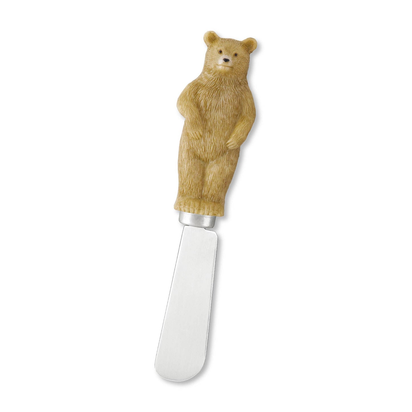 Bears Polyresin Cheese Spreader | 4-Piece Set Cheese Love Gift