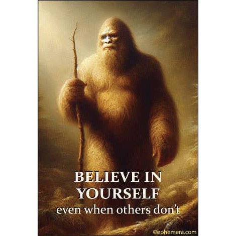 Believe In Yourself Even When Others Don't Refrigerator Magnet | Rectangular Fridge Decor | 3" x 2"