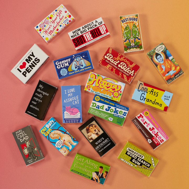 Best Buds Gum | Funny Mint Flavored Candy | BlueQ at GetBullish