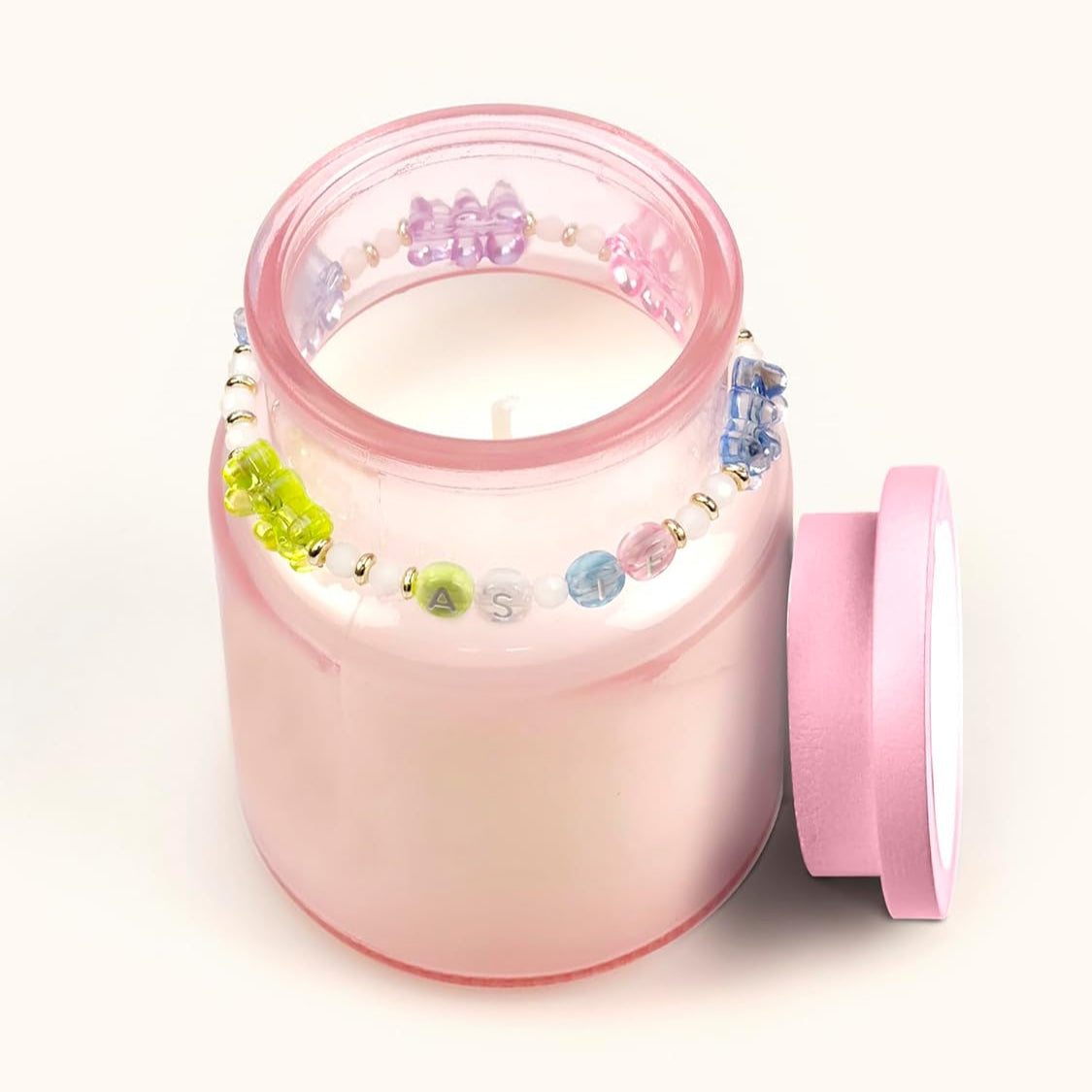 As If Candle & Bracelet Set | Scented Candle & Beaded Bracelet Giftable Set