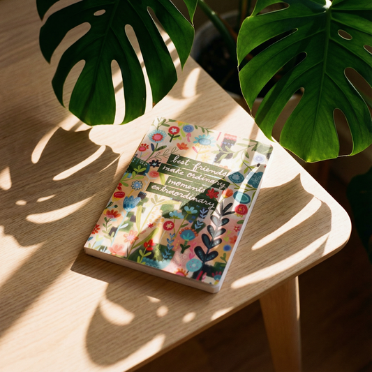 Best Friends Make Moments Extraordinary Double-Sided Journal