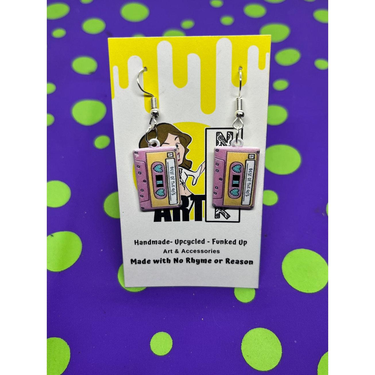 Best of the 90s Cassette Earrings | Retro Tape Jewelry