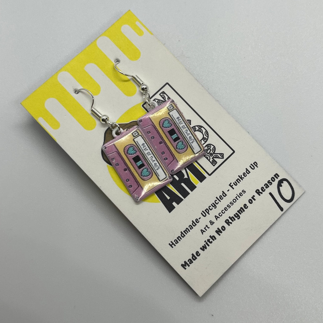 Best of the 90s Cassette Earrings | Retro Tape Jewelry