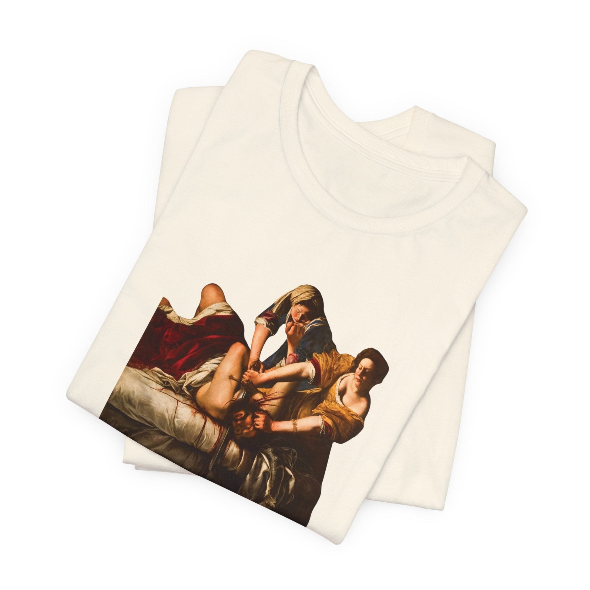 Besties Doing a Nice Beheading! Judith Slaying Holofernes Unisex Jersey Short Sleeve Tee