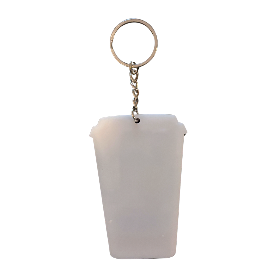 Better Latte Than Never Keychain