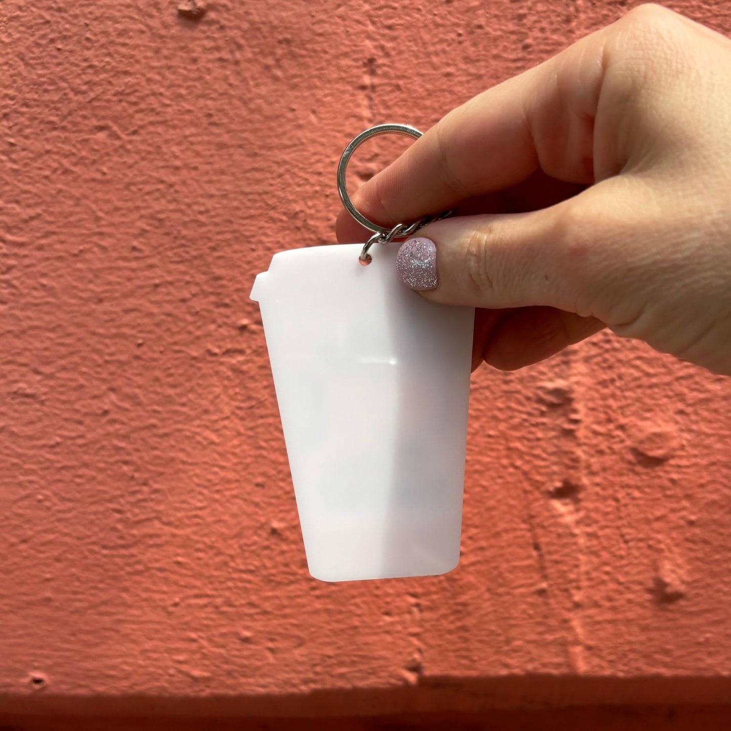Better Latte Than Never Keychain