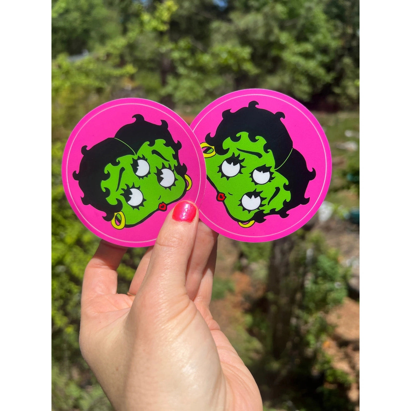 Betty Bloop Lowbrow Art Vinyl Sticker