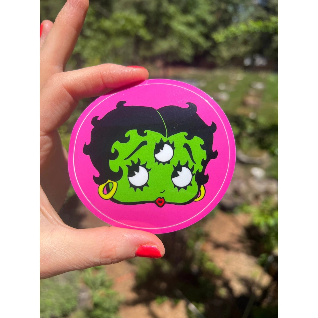 Betty Bloop Lowbrow Art Vinyl Sticker