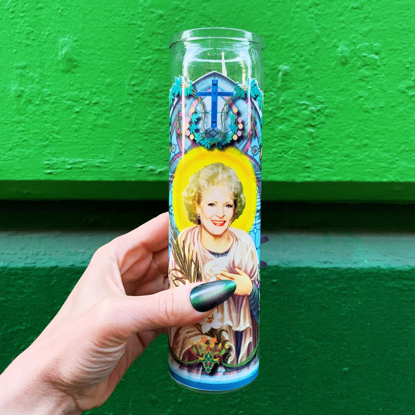 Betty White Prayer Candle Rose Nylund | Golden Girls