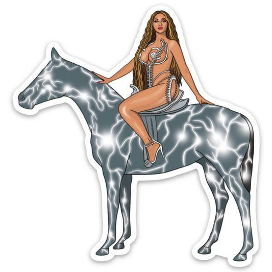 Beyonce Die Cut Sticker | Vinyl Scratch Resistant Decal