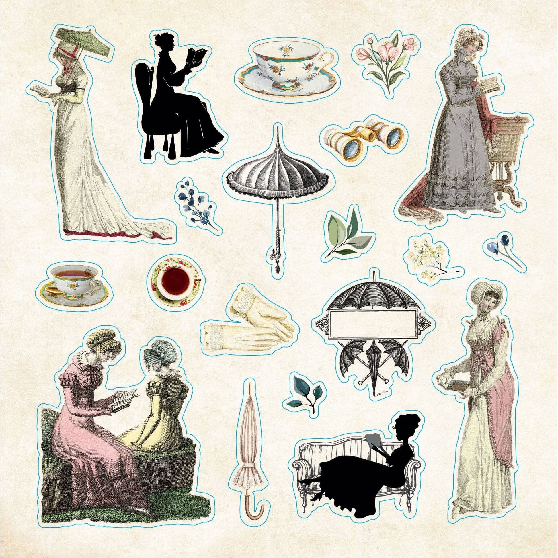 Bibliophilia Ephemera Sticker Book | An Enchanting Book Lovers' Sticker Book | Over 780 Decals