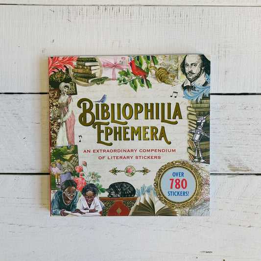 Bibliophilia Ephemera Sticker Book | An Enchanting Book Lovers' Sticker Book | Over 780 Decals