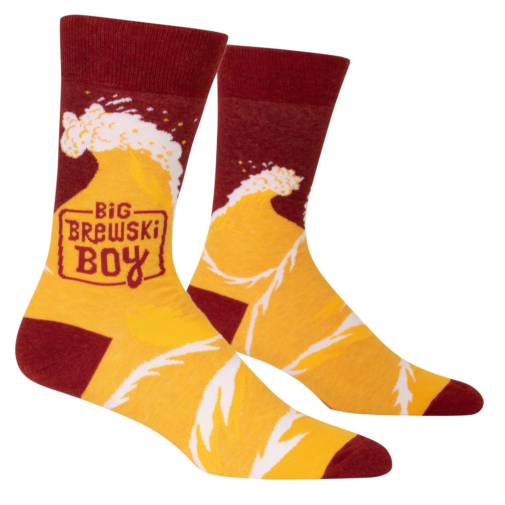 Big Brewski Boy Men's Crew Socks | BlueQ at GetBullish