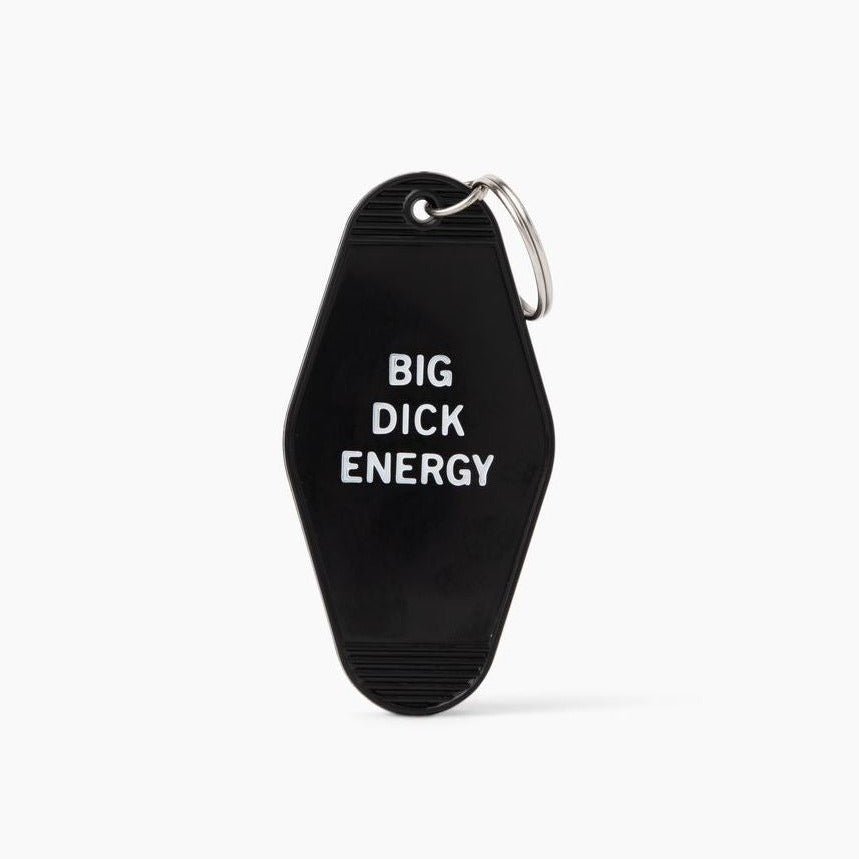 Big Dick Energy Motel Style Keychain in Black
