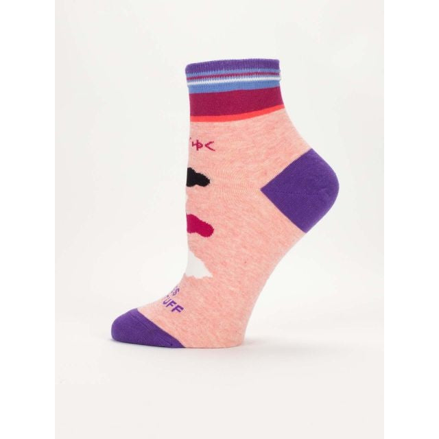 Bitches Get Stuff Done Women's Ankle Socks | BlueQ at GetBullish