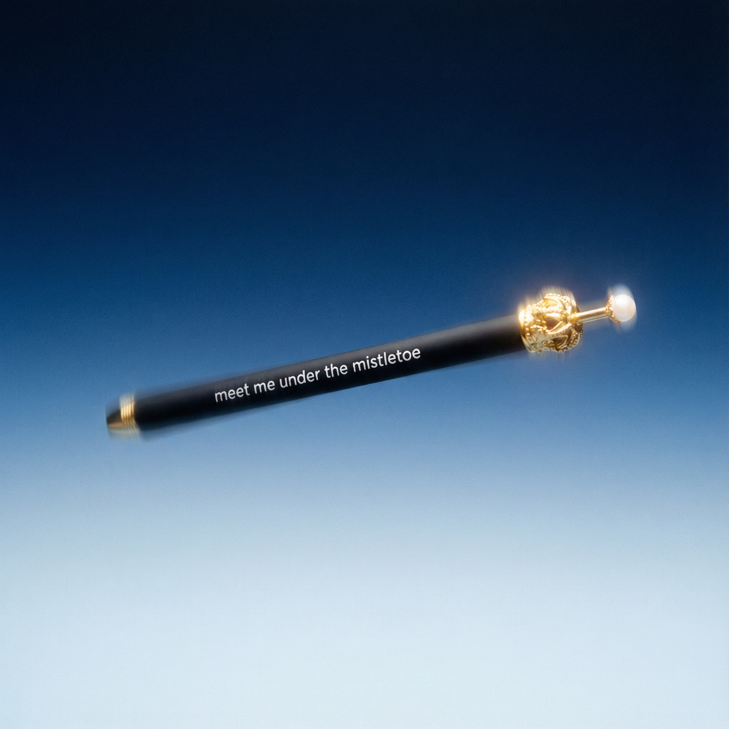 Black Holiday Crown Pen Set of 12 | Giftable Quote Pens | Novelty Office Desk Supplies