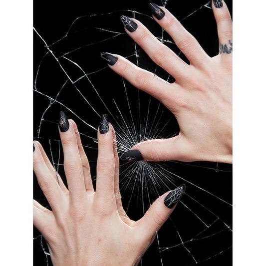 Black Widow Nailz | Press On Nail Kit Includes 24 Nails